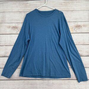 lululemon athletica Blue Long Sleeve Tee
